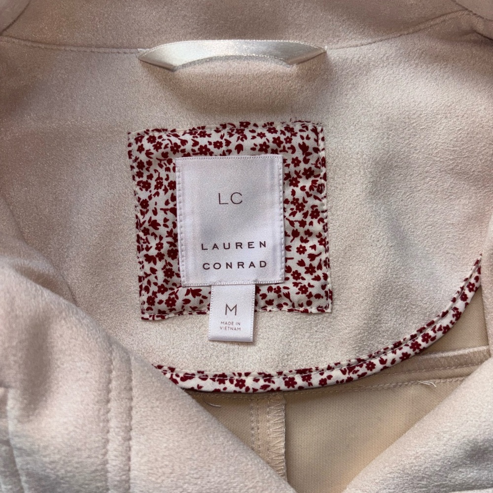 Cream Zip-Up Jacket - Picture 3 of 4